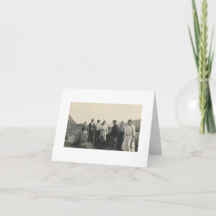 Antiek foto Noorse boeren Nota Kaart