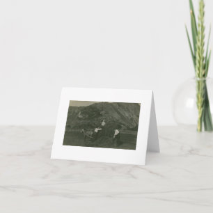 Antiek foto Noorse boeren Nota Kaart