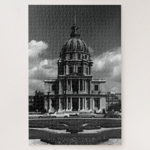 Antiek Frankrijk Parijs Kerk Saint Louis Invalides Legpuzzel