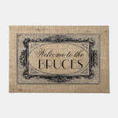  Antiek Frans Lijst gepersonaliseerd Deurmat (Voorkant)