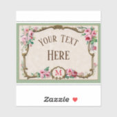 Antiek Frans Roos, Lijst blanco Sticker (Vel)