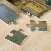 Antiek Franse Kasteel Waterverf Puzzel | (Zijkant)