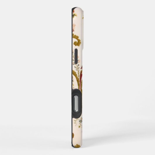 Antiek Franse Rococo Floral Gold Cream Elegant iPhone Hoesje (Rechterkant)