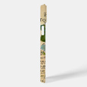 Antiek Franse Rozen Case-Mate iPhone Case (Achterkant / Rechts)