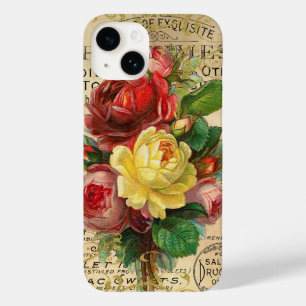 Antiek Franse Rozen Case-Mate iPhone 14 Hoesje