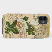Antiek Franse Rozen Case-Mate iPhone Case (Achterkant (horizontaal))