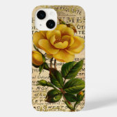 Antiek Franse Rozen Case-Mate iPhone Case (Achterkant)