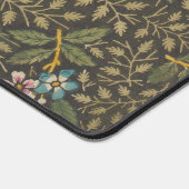 Antiek Franse Toile de Jouy 1800s Floral Branches Bureaumat (Hoek)