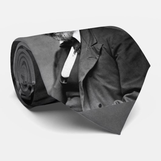 Antiek Frederick Douglass Portret Stropdas (Opgerold)