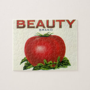 Antiek fruitkistlabel, Arcadia Beauty Tomaten Legpuzzel