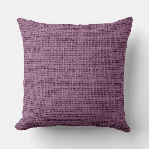 Antiek fuchsia jute linnen achtergrond kussen