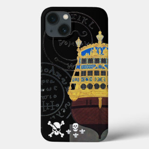 ANTIEK GALLEON- EN PIRATE-BEHANDELING iPhone 13 HOESJE