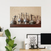 Antiek gegraveerde Kettles Poster (Thuiskantoor)
