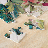 Antiek geïllustreerd perceel- en bloembollen legpuzzel (Zijkant)