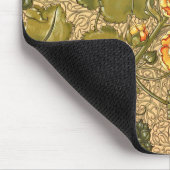 Antiek gele bloemen mousepad muismat (Hoek)