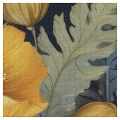 Antiek gele klaprozen stof (Close Up)