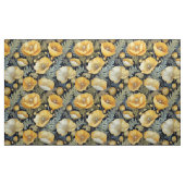 Antiek gele klaprozen stof (Yard (91,4 cm))