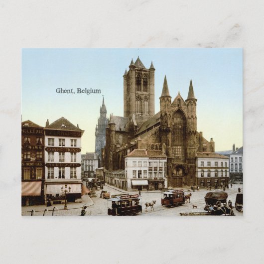 Antiek - Gent, België Briefkaart (Voorkant)