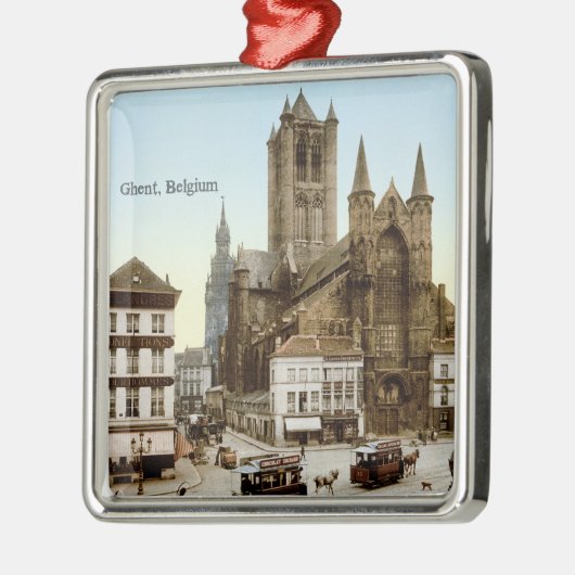 Antiek - Gent, België Metalen Ornament (Links)