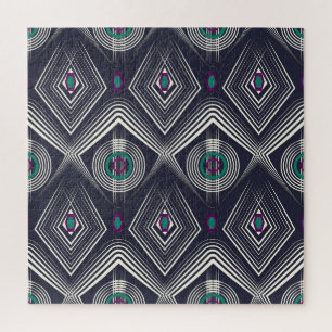 Antiek geometrisch Ornament, stijlvolle textuur. Legpuzzel