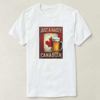 Antiek gestileerd bierbord ontwerp t-shirt