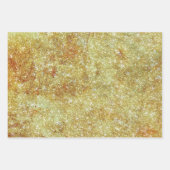 Antiek Glitter Texture Gold-ontkoppeling Inpakpapier Vel (Voorkant 3)