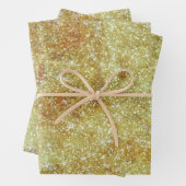  Antiek Glitter Texture Gold-ontkoppeling Inpakpapier Vel (In situ)