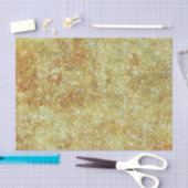  Antiek Glitter Texture Gold-ontkoppeling Tissuepapier (Craft)