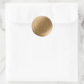 Antiek Gold 2 Monogram Wax Seal Stickers (Tas)