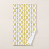 Antiek Gold Damask Pattern Bath-handdoekset Bad Handdoek (Handdoek)