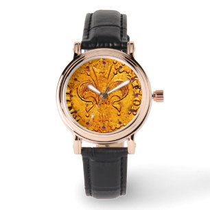 ANTIEK GOLD FLORENTINE FORINT HORLOGE