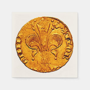 ANTIEK GOLD FLORENTINE FORINT SERVETTEN