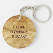 ANTIEK GOLD FLORENTINE FORINT SLEUTELHANGER (Achterkant)
