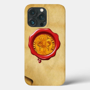 ANTIEK GOLD FLORENTINE FORINT wax parchment iPhone 13 Pro Hoesje