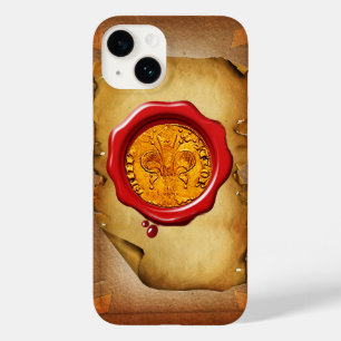 ANTIEK GOLD FLORENTINE FORINT wax parchment Case-Mate iPhone 14 Hoesje