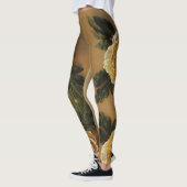 Antiek Gold Peony Leggings (Links)