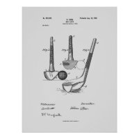 Antiek golfclub 1900, Patenttekening