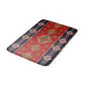 Antiek  goud Onyx Rood Kilim Turks Badmat (Gekanteld)