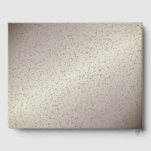 Antiek gouden glitters gastenboek (Achterkant)