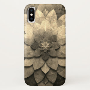 Antiek gouden mandala kunst geweven bloem iPhone x hoesje