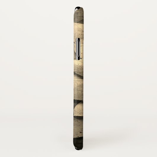 Antiek gouden mandala kunst geweven bloem Case-Mate iPhone case (Achterkant / rechts)