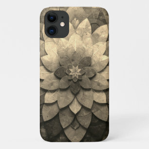 Antiek gouden mandala kunst geweven bloem iPhone 11 hoesje