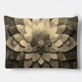 Antiek gouden mandala kunst geweven bloem etui (Achterkant)