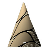 Antiek gouden verlofpatroon feesthoedjes (Rechts)