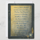 Antiek goudweddenschap kaart (Achterkant)