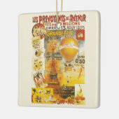 Antiek Grand Fete Fair Poster Keramisch Ornament (Links)