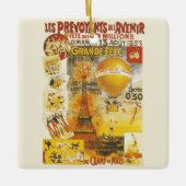 Antiek Grand Fete Fair Poster Keramisch Ornament (Voorkant)