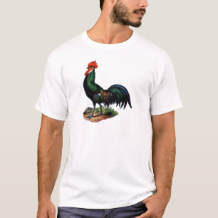 Antiek-Green-feestrooster T-shirt