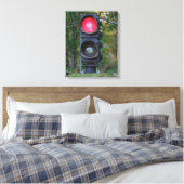Antiek GRS FA Railroad Signal Gedrukt Canvas (Insitu (Slaapkamer))
