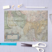 Antiek Grunge  Map Tissuepapier (Craft)